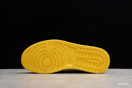 1 852542 071 YELLOW JORDAN BLACK TOE AIR WHITE 1202